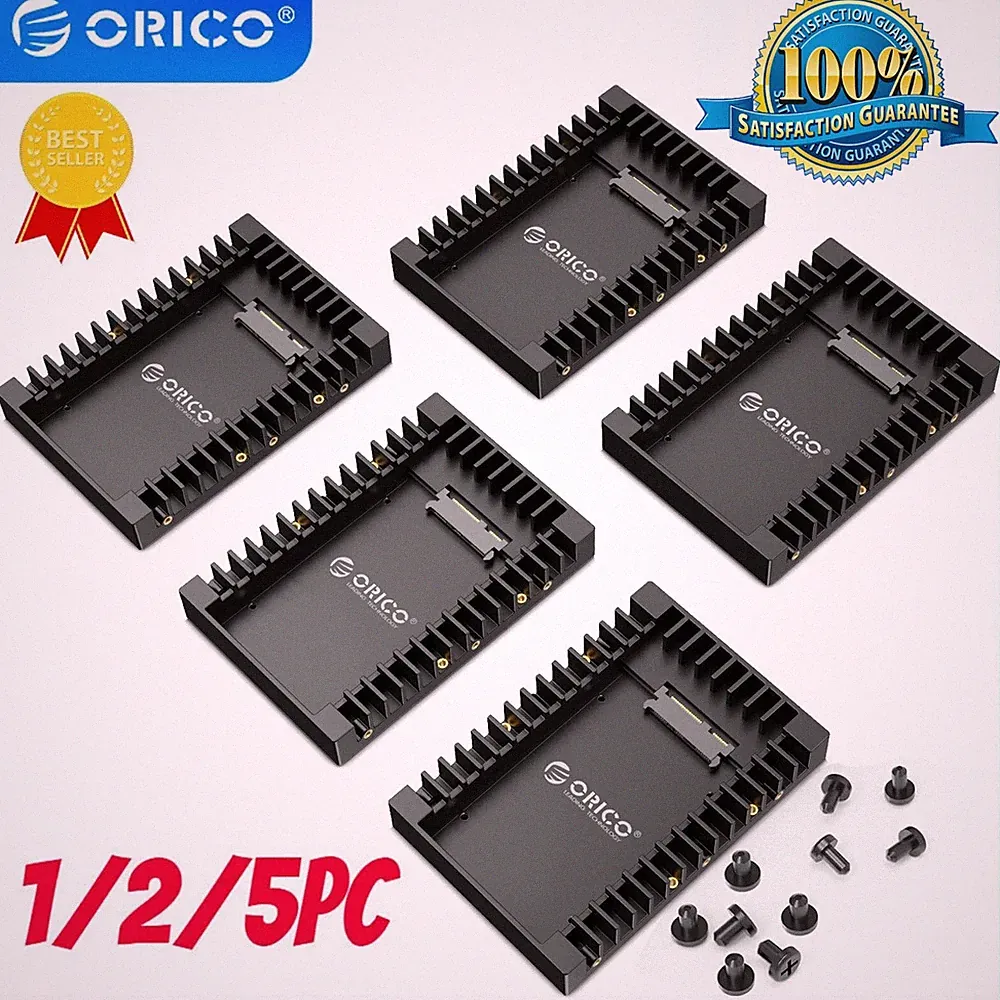 5pcs ORICO 2.5 to 3.5'' SATA Hard Drive Adapter Converter For 7-12.5mm HDD SSDs