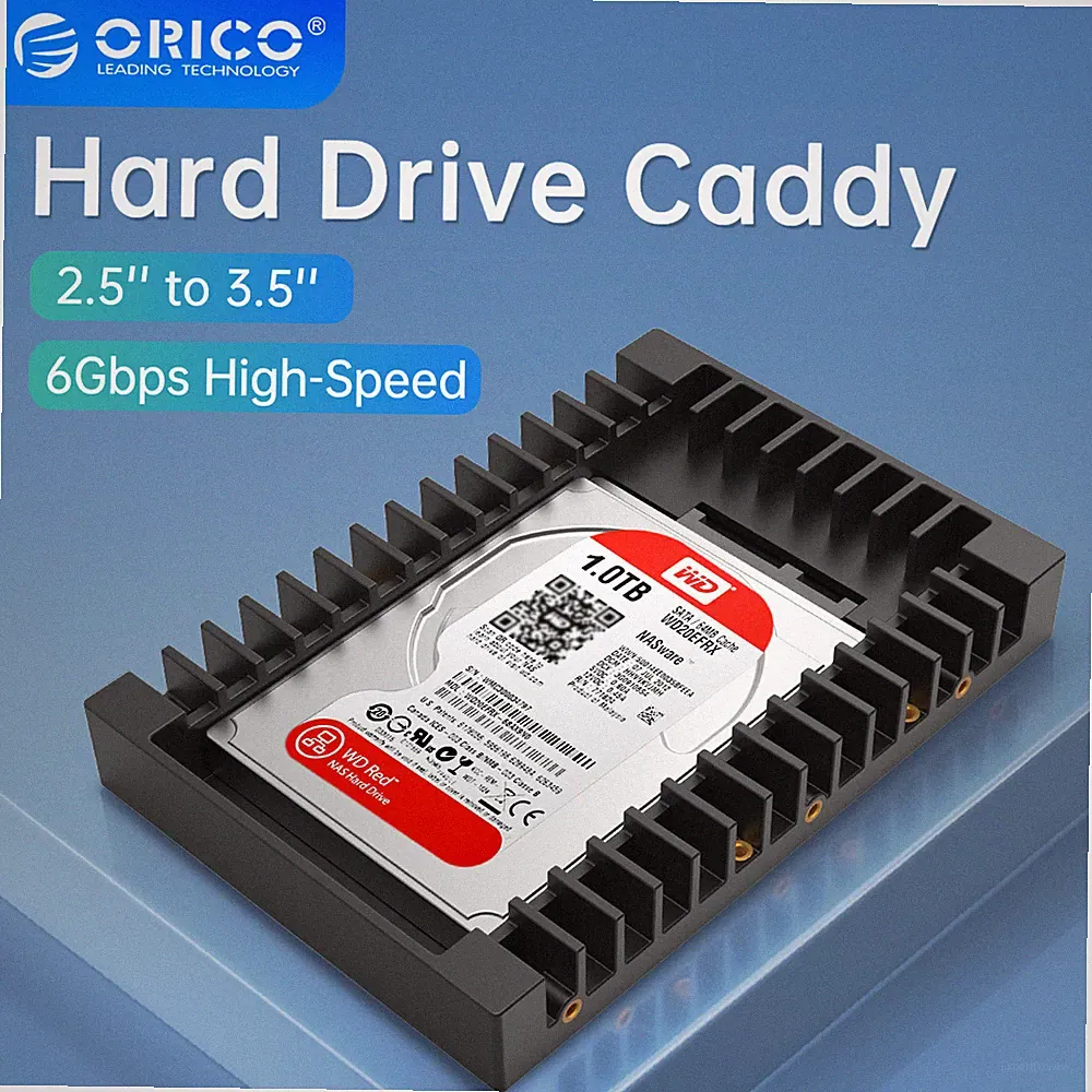 ORICO 2.5 & 3.5'' Hard Drive Adapter Converter SATAIII 7/9.5/12.5mm HDD SSD