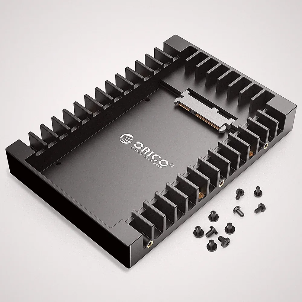 ORICO 2.5 SSD SATA to 3.5 Hard Drive Adapter Internal Bay Black